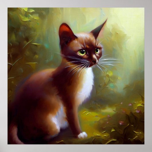 Javanese Cat Poster (Voorkant)