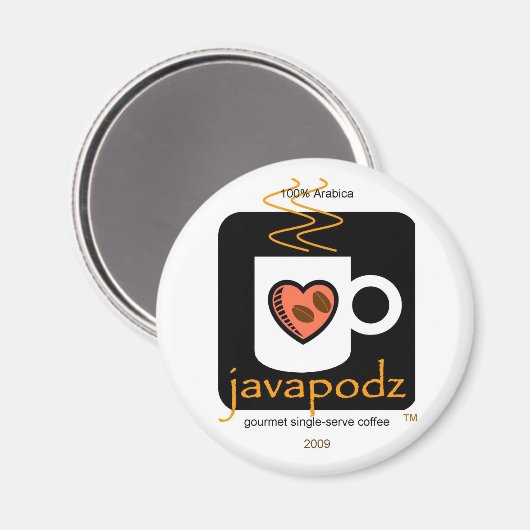 JavaPodz 2009 Frig Mag Magneet (Voorkant / Achterkant)
