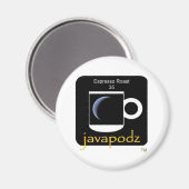 JavaPodz Collectible Espresso Roast Frig Mag Magneet (Voorkant / Achterkant)