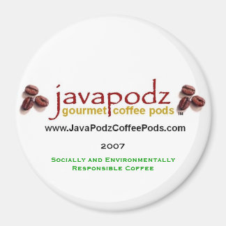 JavaPodz Collectible "Groen" 2007 Koelkast Mag Magneet