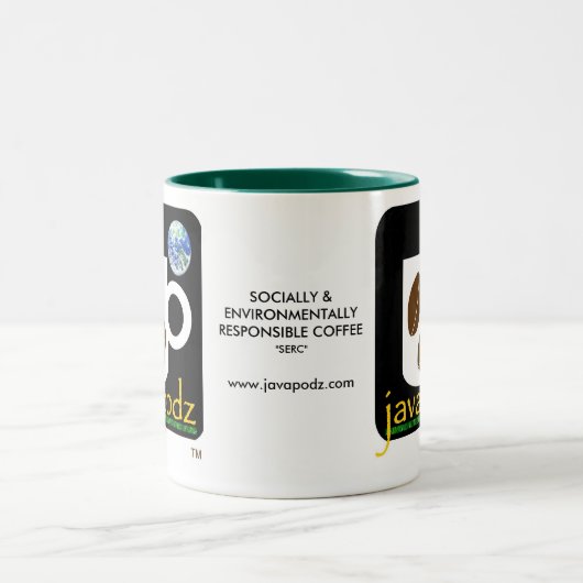 JavaPodz SERC-Mok - Exp Tweekleurige Koffiemok (Center)