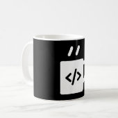 JavaScript Coffee Developer Programmer Coffee Code Koffiemok (Voorkant links)