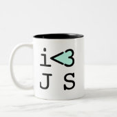 JavaScript Coffee Mok (#c0ffee break) (Links)