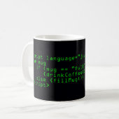 JavaScript Coffee-Mok Koffiemok (Voorkant links)