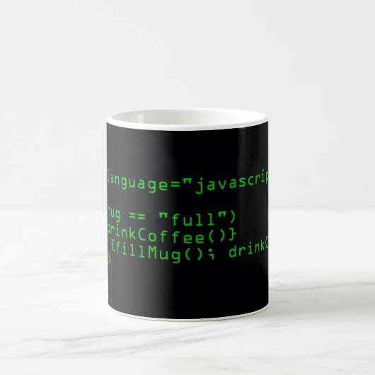 JavaScript Coffee-Mok Koffiemok (Center)