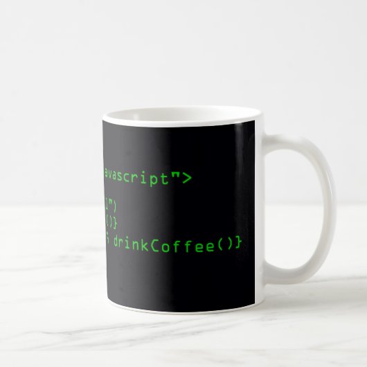 JavaScript Coffee-Mok Koffiemok (Rechts)