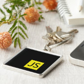 JavaScript Fan Button Sleutelhanger (Zijkant)