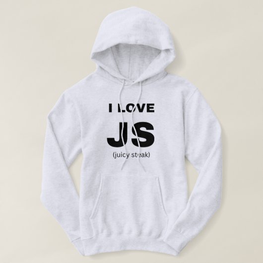 JavaScript grappige programmering voor webontwikke Hoodie (Design voorkant)