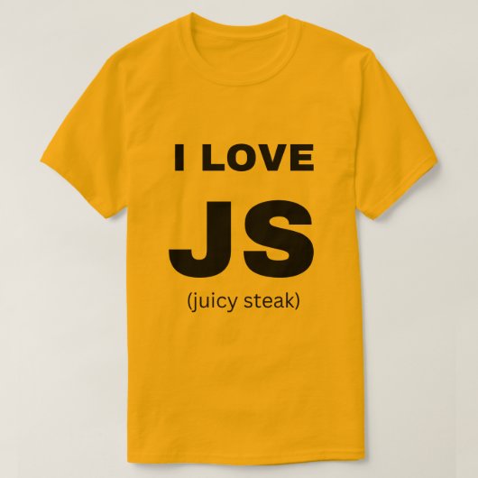 JavaScript grappige programmering voor webontwikke T-shirt (Design voorkant)