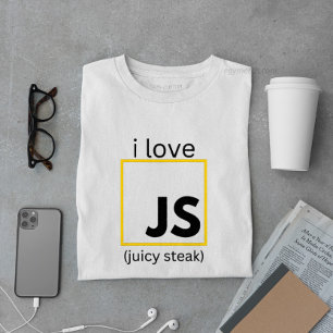 JavaScript grappige programmering voor webontwikke T-shirt