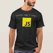JavaScript Js Code Coding Programmer Tech Develope T-shirt (Voorkant)