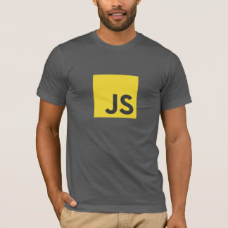 Javascript Logo T-Shirt (Donkergrijs)