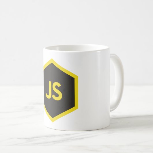 Javascript-mok Koffiemok (Voorkant rechts)