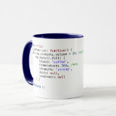 JavaScript-mok voor koffie Mok (Voorkant links)