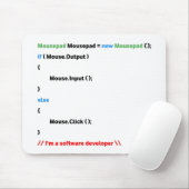 JavaScript Mousepad. Uniek (softwareontwikkelaar) Muismat (Met muis)
