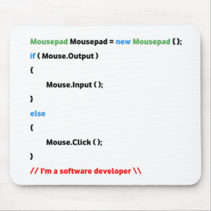 JavaScript Mousepad. Uniek (softwareontwikkelaar) Muismat
