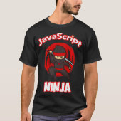 JavaScript Ninja Programmer Premium  T-shirt (Voorkant)