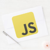 JavaScript Programming Language Sticker (Envelop)