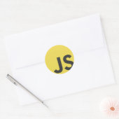 Javascript Ronde Sticker (Envelop)