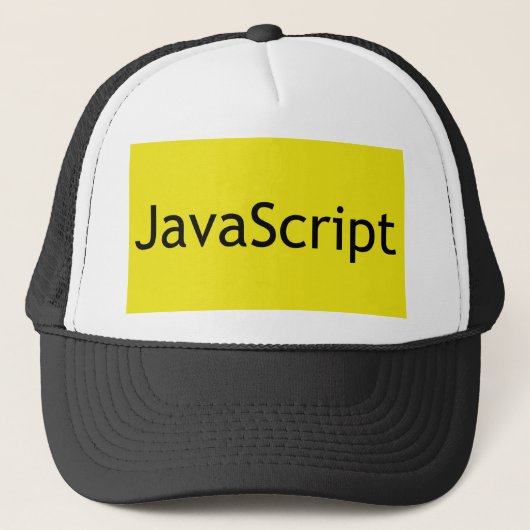 JavaScript Trucker Hat Trucker Pet (Voorkant)