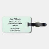 Javelin Bagagelabel (Achterkant horizontaal)