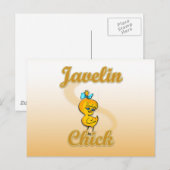 Javelin Chick Briefkaart (Voorkant / Achterkant)