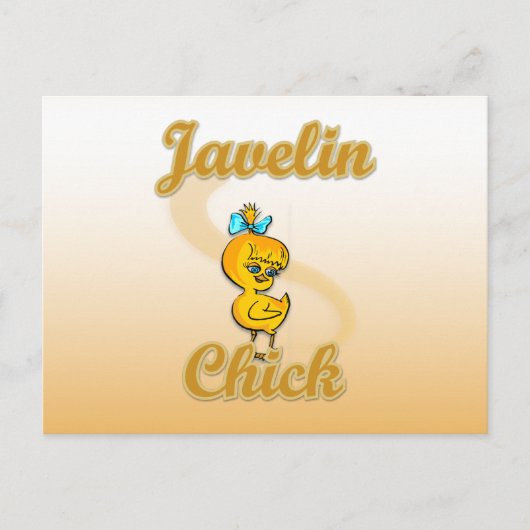 Javelin Chick Briefkaart (Voorkant)