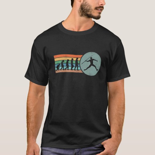 Javelin Evolution Thrower Retro Track en T-shirt (Voorkant)