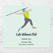 Javelin Likeurfles Etiket (Enkel label)