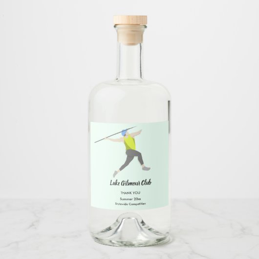 Javelin Likeurfles Etiket (Voorkant)