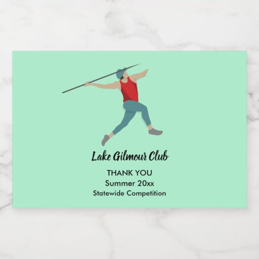 Javelin Likeurfles Etiket (Enkel label)