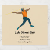 Javelin Likeurfles Etiket (Enkel label)