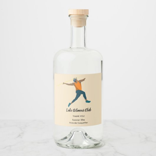 Javelin Likeurfles Etiket (Voorkant)