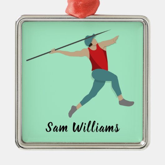 Javelin Metalen Ornament (Voorkant)