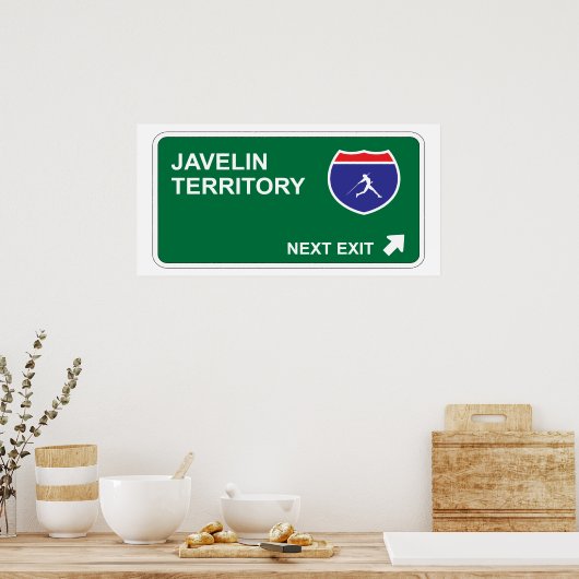 Javelin Next Exit Poster (Keuken)