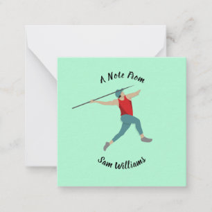 Javelin Notitiekaartje