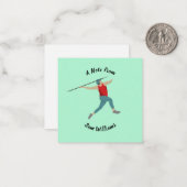 Javelin Notitiekaartje (Voorkant / Achterkant in situ)