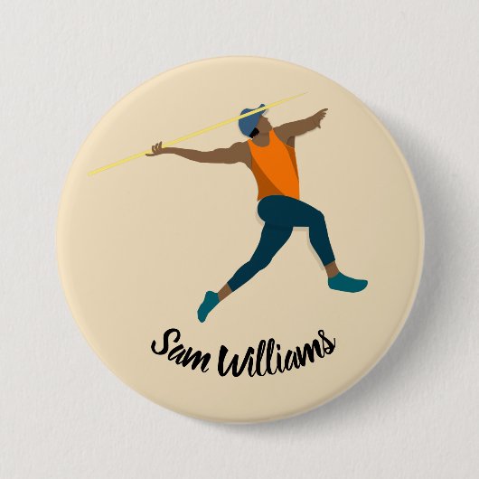 Javelin Ronde Button 7,6 Cm (Voorkant)