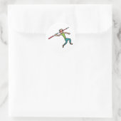 Javelin Ronde Sticker (Tas)
