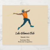 Javelin Sparkling Wijnetiket (Enkel label)