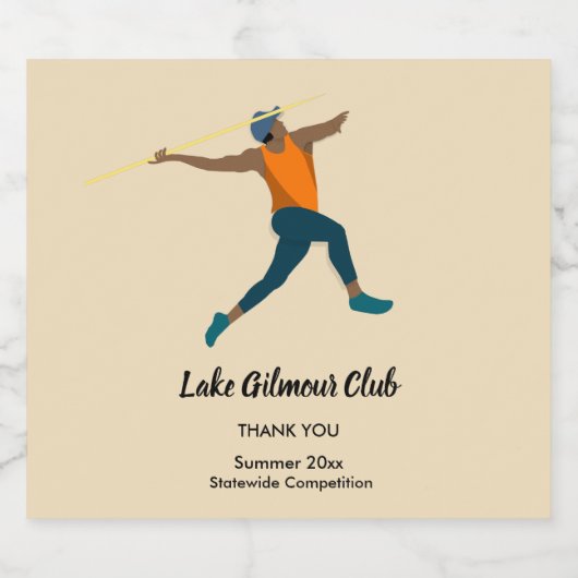 Javelin Sparkling Wijnetiket (Enkel label)