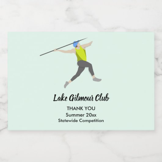 Javelin Sparkling Wijnetiket (Enkel label)