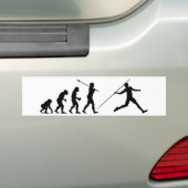Javelin Thrower Bumpersticker (Op auto)