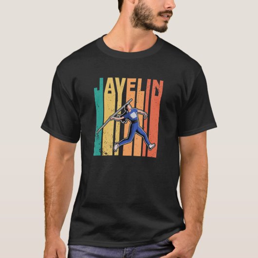 Javelin Thrower Javelin Throwing Athletics Sport H T-shirt (Voorkant)