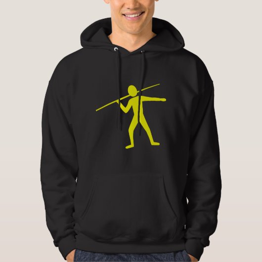 Javelin Trower - Geel Hoodie (Voorkant)
