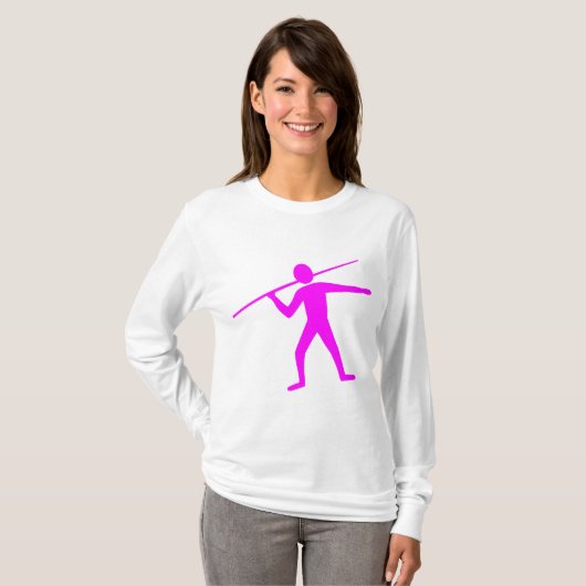 Javelin Trower - Magenta T-shirt (Voorkant volledig)