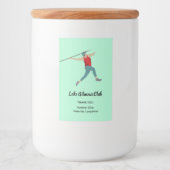 Javelin Voedselcontainer Etiket (Voorkant)