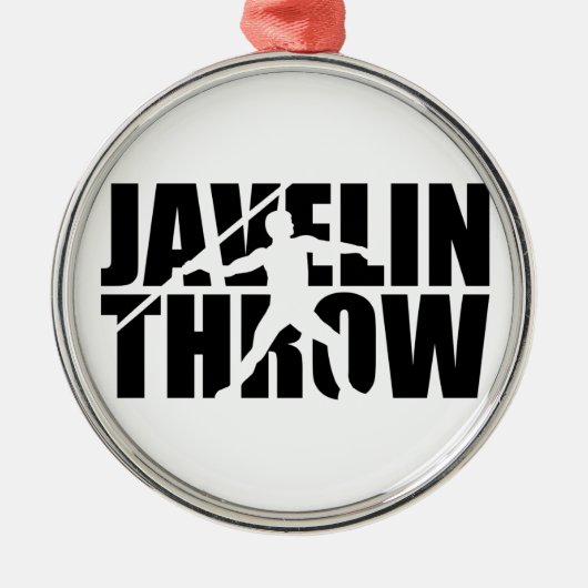 Javelin werp metalen ornament (Voorkant)