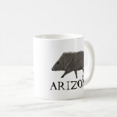 Javelina ARIZONA woestijn Natuur van wilde dieren Koffiemok (Voorkant rechts)