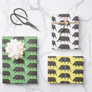 Javelina Desert Dieren Unieke Patrooncadeaus Inpakpapier Vel
